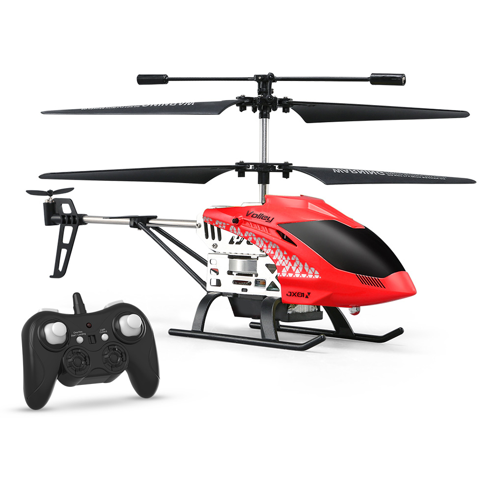Rc Helicopter Large - Jjrc jx01 3ch-子供用のジャイロスコープとライトを備えたリモートコントロールヘリコプター,登山用のリモートコントロール航空機