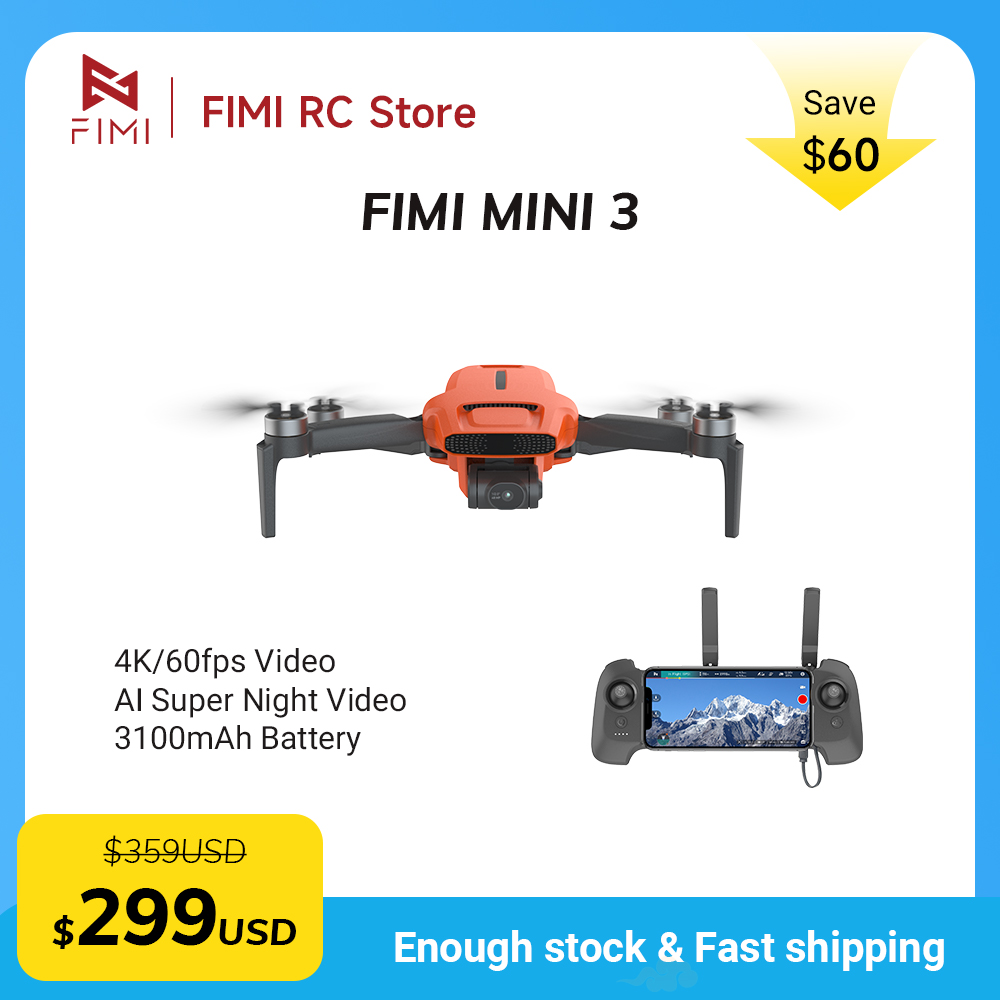 Rc Helicopter Mini - FIMI MINI 3 カメラドローン 4K 60fps