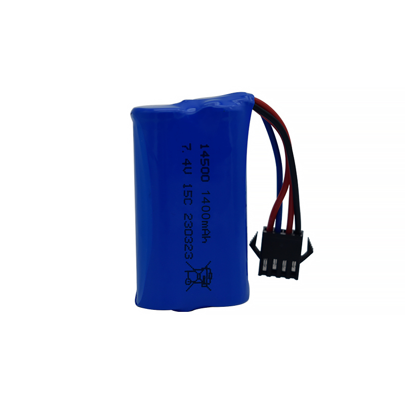 7.4V 1400mAh 14500 リチウムイオンバッテリ - Rc Helicopter Parts のレビューと価格
