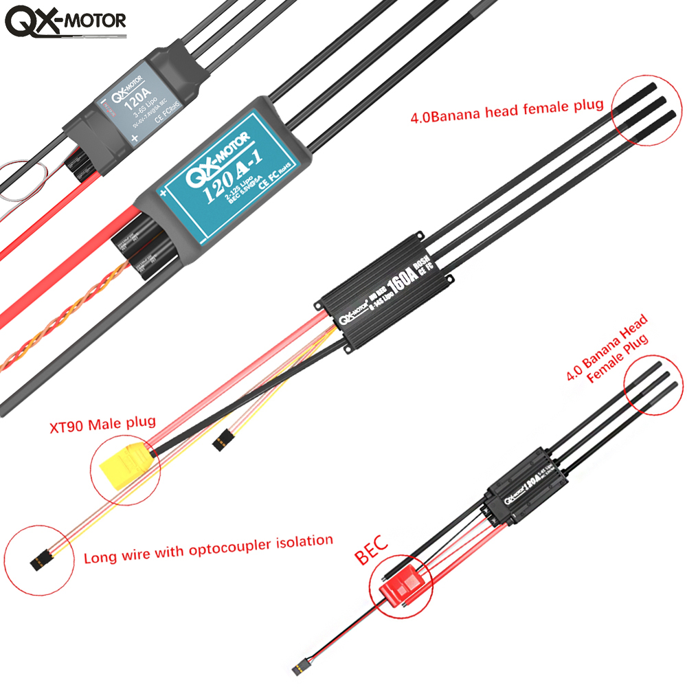 QX-MOTOR ブラシレス ESC シリーズ EDF、スロ - Rc Helicopter Battery のレビューと価格
