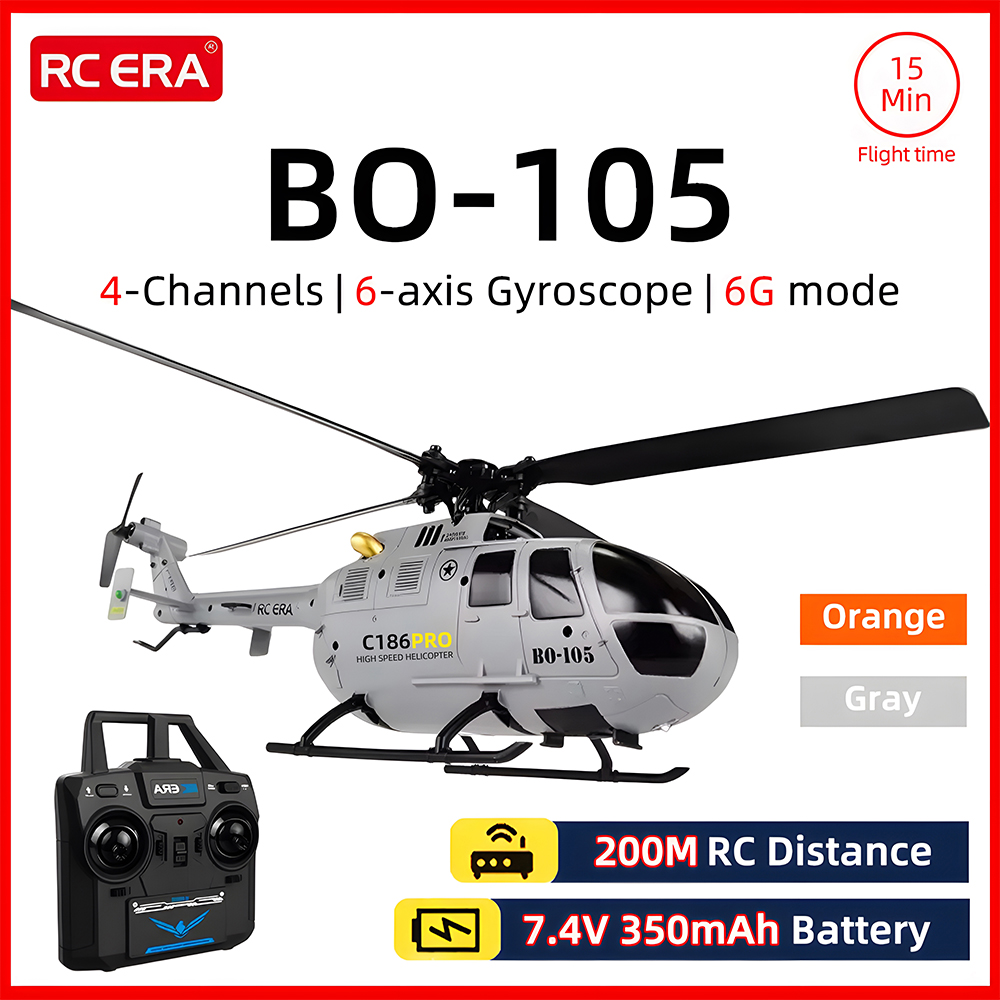 RC ERA BO-105 ヘリコプター 1:48 スケール - Rc Helicopter Gyro のレビューと価格