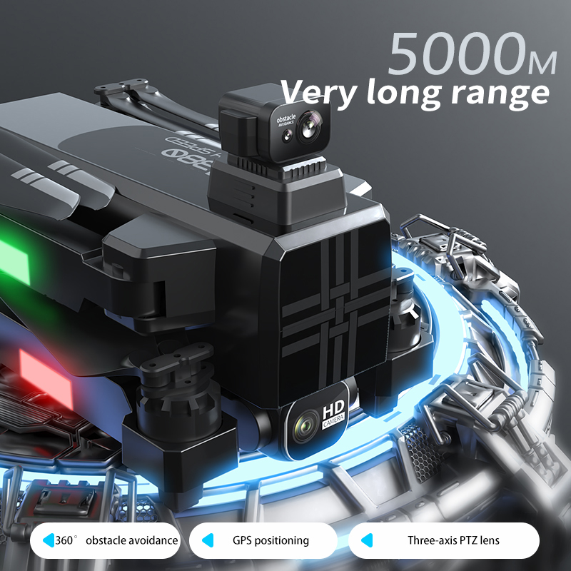 A380ドローン 4K HD 三軸防振パンチルト 5G WI - Rc Helicopter Charger のレビューと価格