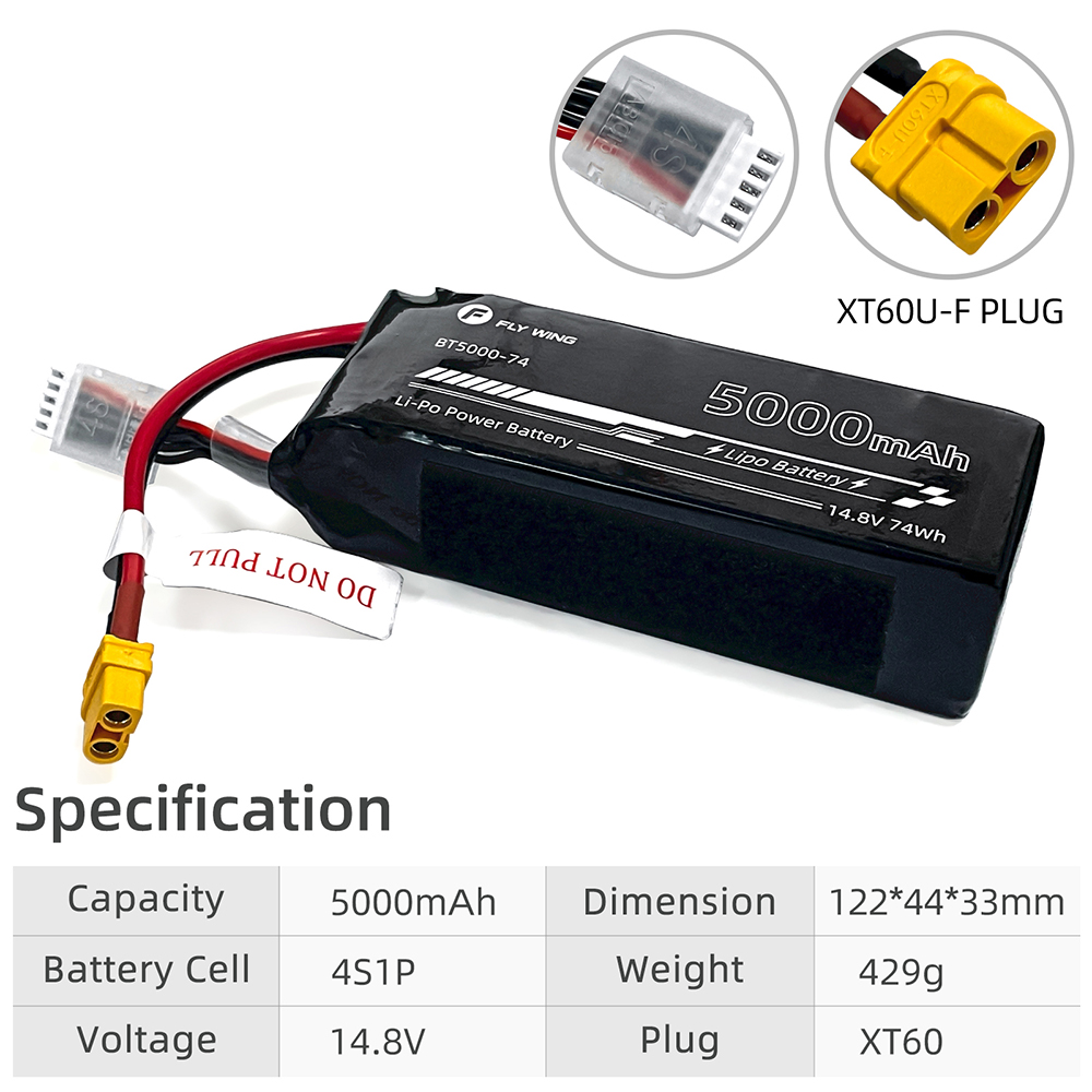 フライウィング-バッテリーfw450l,5000mah,4s - Rc Helicopter Bag のレビューと価格