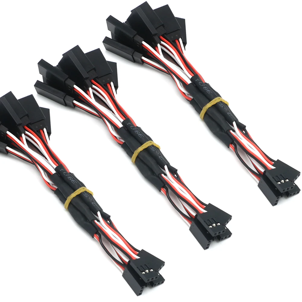 サーボモーター用延長ケーブル,5本,100/150/200/ - Rc Helicopter Motor のレビューと価格