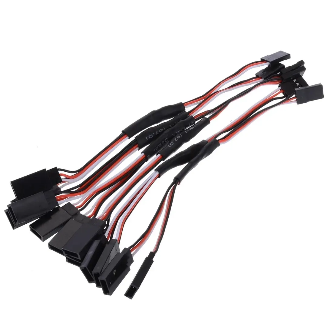 サーボモーター用延長ケーブル,5本,100/150/200/ - Rc Helicopter Motor のレビューと価格
